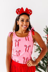 Mouse Bows PINK | (ADULT) TANK