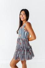 Load image into Gallery viewer, Striped Mickey Pumpkin | ADULT Ruffle Mesh Dress