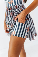 Load image into Gallery viewer, Striped Mickey Pumpkin | ADULT Ruffle Mesh Dress
