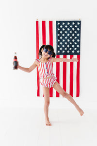 Spangled Stripes | Star Button TWO-PIECE