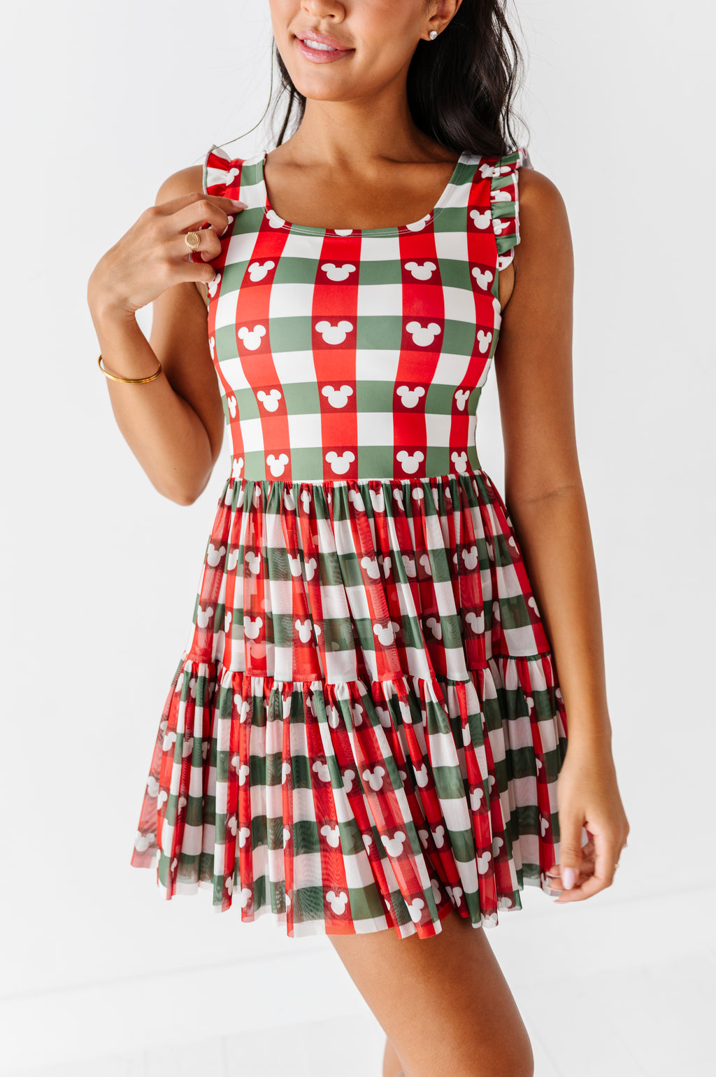 Park Plaid | ADULT Mesh Dress
