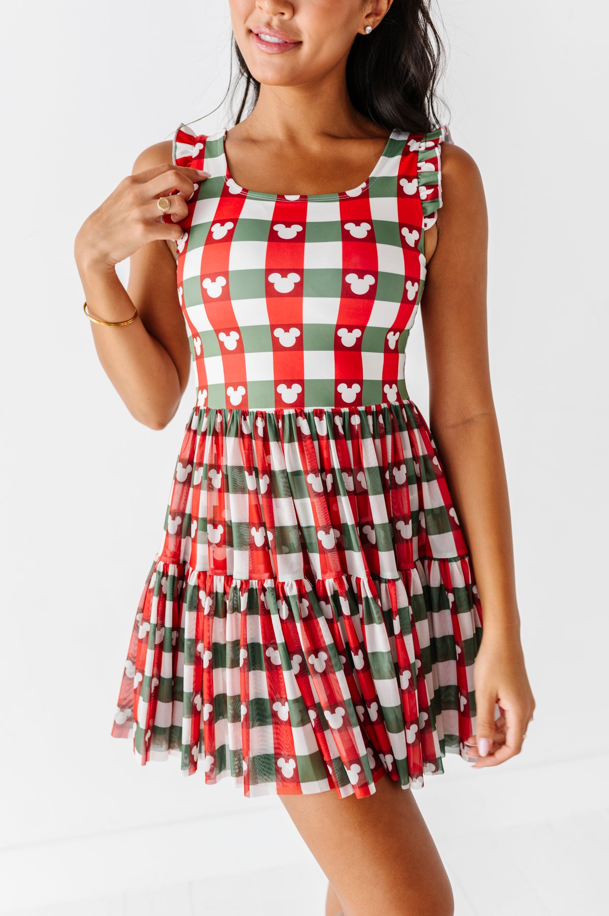 Park Plaid | ADULT Mesh Dress