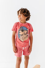Load image into Gallery viewer, Patriotic Dog | RED Boys Curve Hem Tee