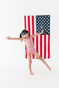 Spangled Stripes | Star Button TWO-PIECE