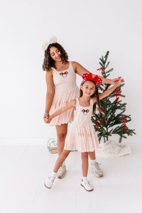 Wreath Ears | (ADULT) Mesh TAN DRESS