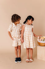 Load image into Gallery viewer, Honey Gingham | TIE-BACK DRESS