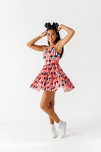 MICKEY Stripe (ADULT) | Mesh DRESS