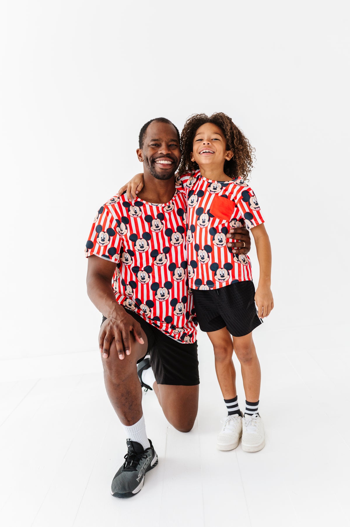 MICKEY Stripe (KIDS) | Athletic TEE