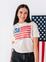 Load image into Gallery viewer, Adult FLAG Tee (women’s crop + FULL length unisex options here!)