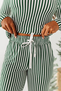 Green Stripes | Women’s PJ PANTS