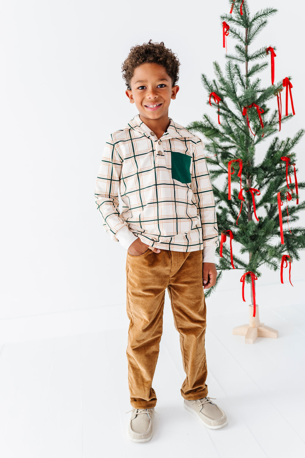 Chestnut | Lined Corduroy Pants