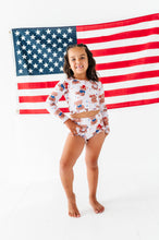 Load image into Gallery viewer, Liberty Bears | 1/4th Zip Rashguard 2-Piece