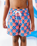 Star + Stripe CHECK | BOYS Swim Shorts