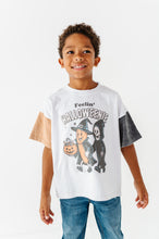Load image into Gallery viewer, Feelin' Halloweenie | Checkered Boxy Tee