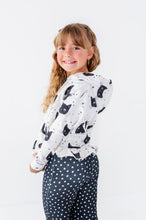 Load image into Gallery viewer, Black Cat Magic | Ruffle Hoodie
