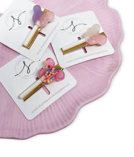 Load image into Gallery viewer, Lollipop Mouse - Alligator Bar Clip *colors vary*