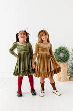 Load image into Gallery viewer, Carmel | Velvet Bow Back Dress