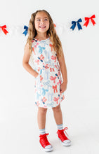 Load image into Gallery viewer, Red, White + BOWS | Tennis Dress