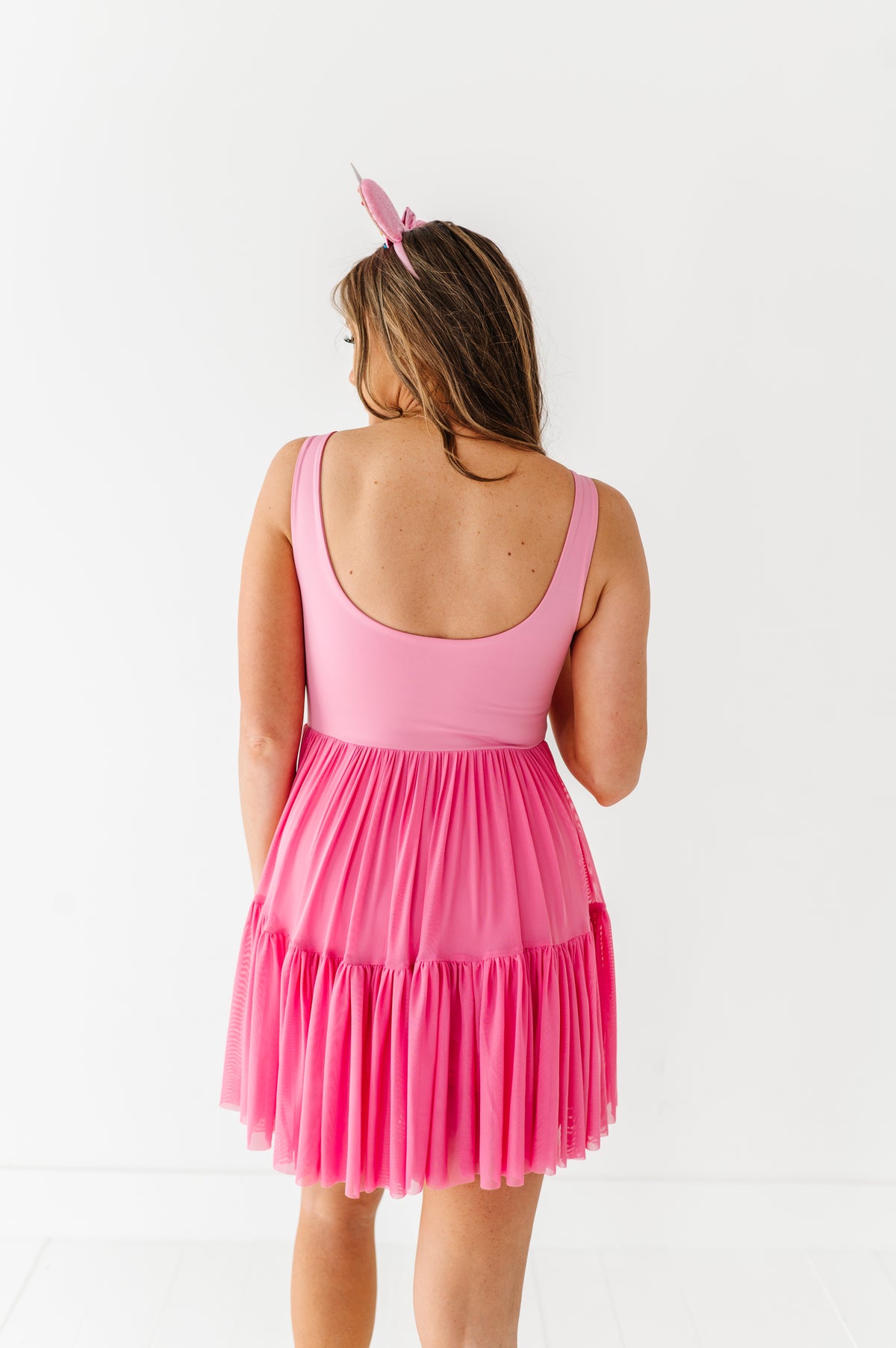 Aurora (ADULT) | Fuchia Mesh DRESS