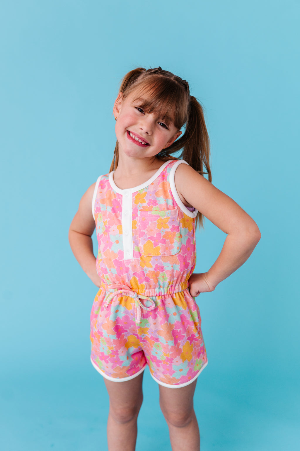 Tutti Fruitti Blossom | TERRY TANK ROMPER