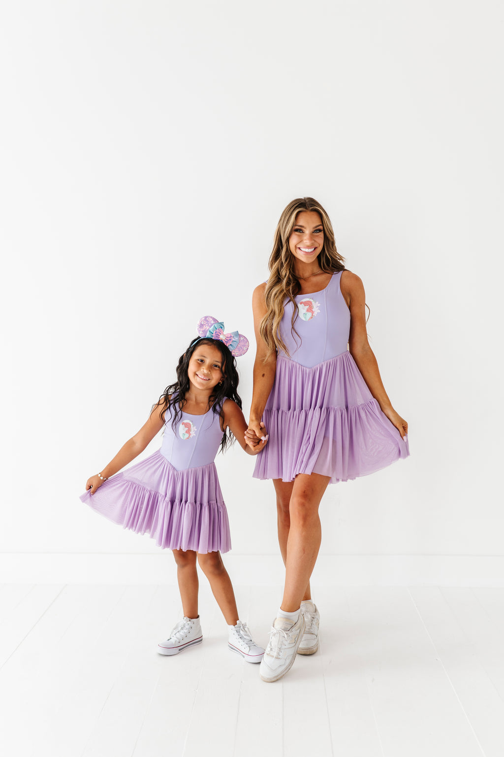 Ariel (ADULT) | Orchid Mesh DRESS