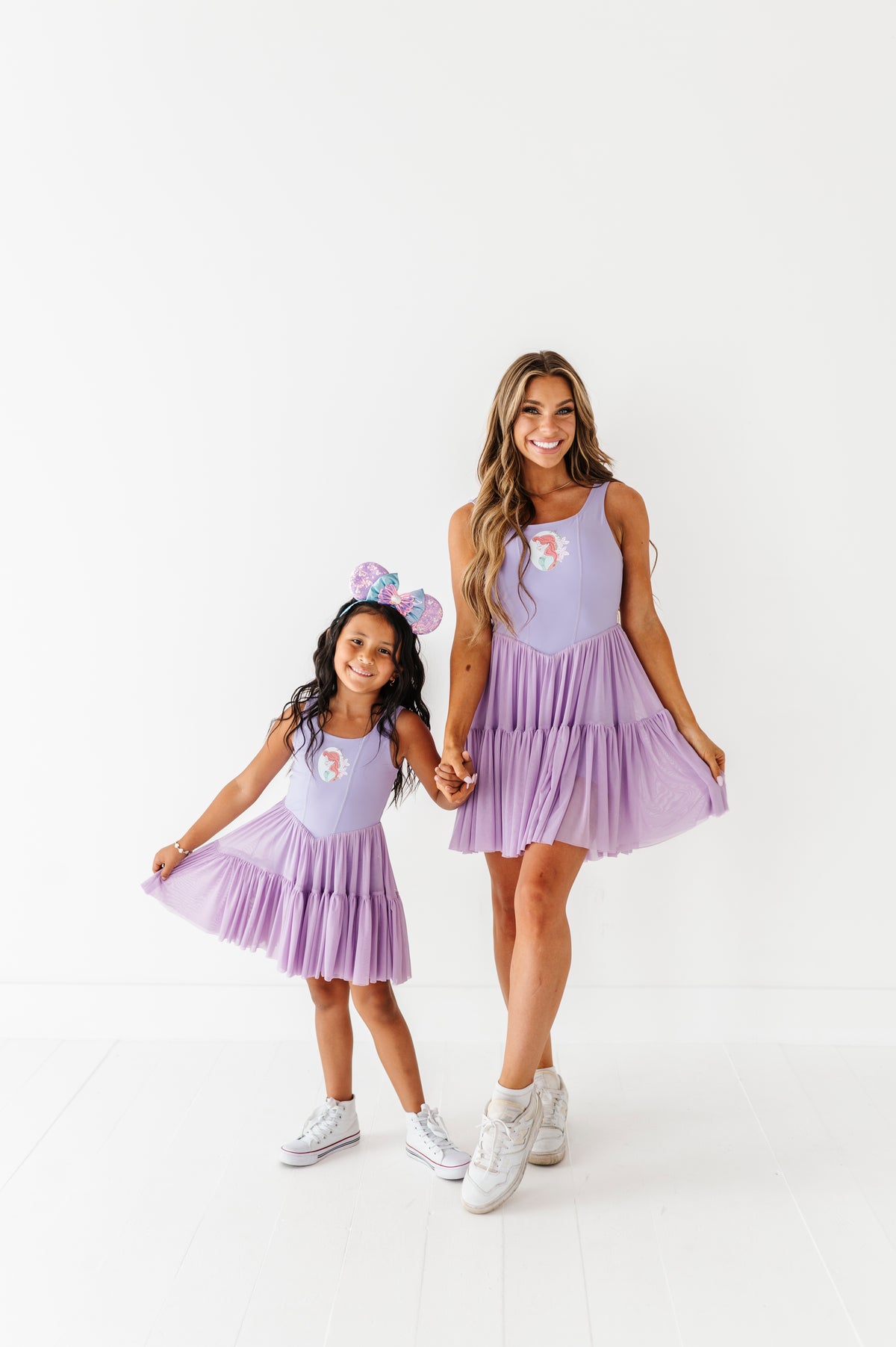 Ariel (ADULT) | Orchid Mesh DRESS