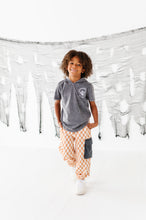 Load image into Gallery viewer, Taupe Check | CARGO JOGGERS