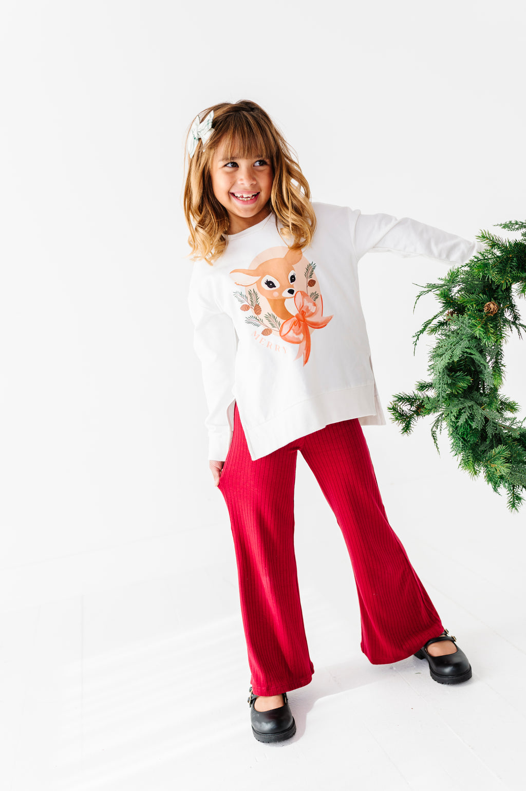 Darling Deer | Side Split Sweatshirt