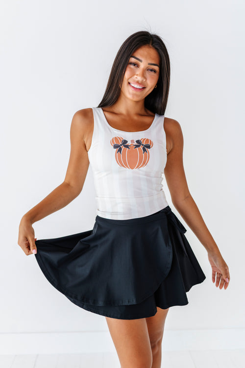 Black | Side-Tie SKORT