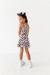 Checkered Minnie Pumpkins | KIDS Activewear SET