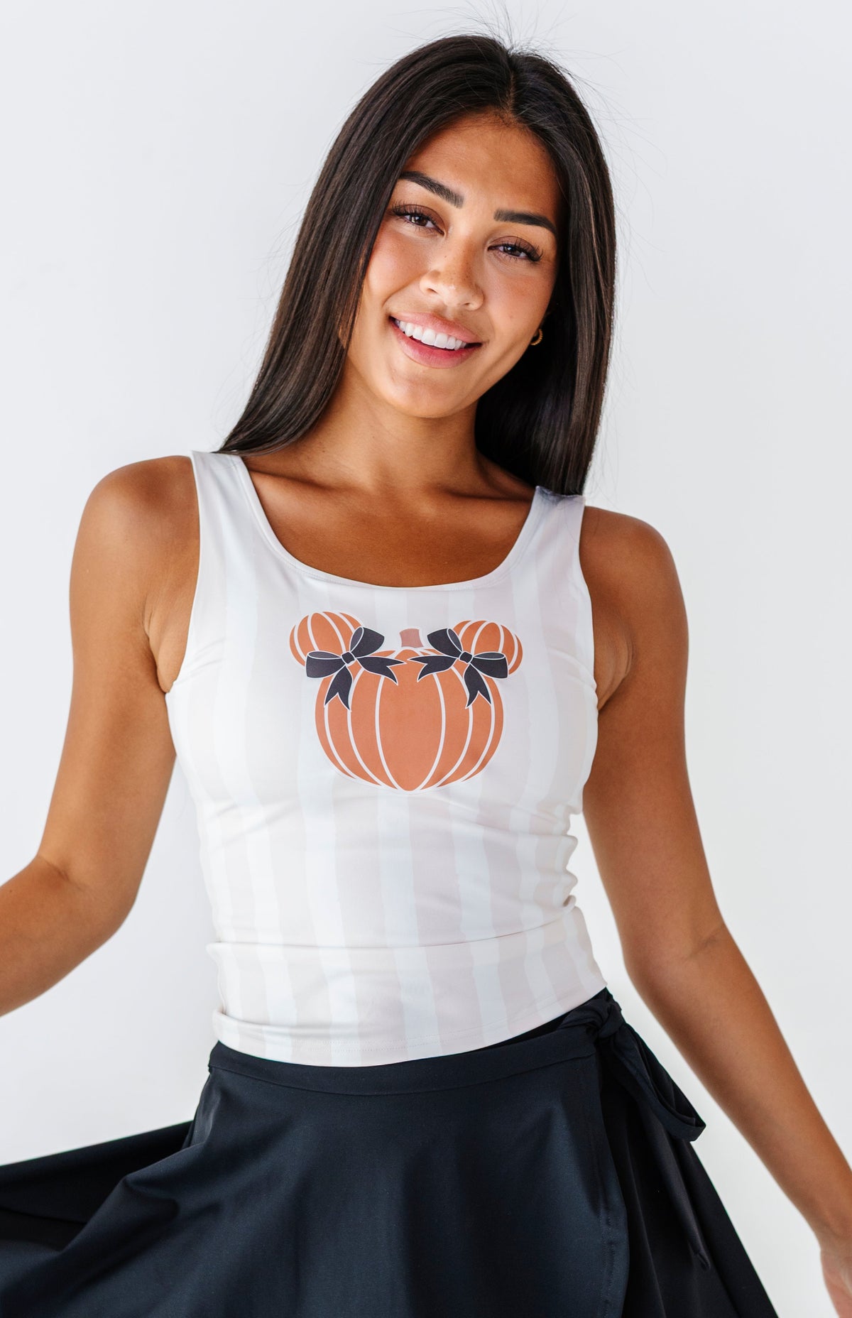 Piggy Pumpkin STRIPE | ADULT Tank