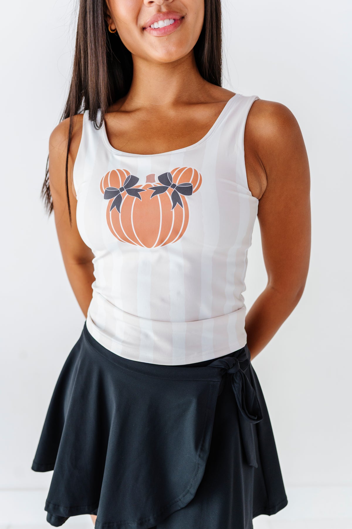 Piggy Pumpkin STRIPE | ADULT Tank