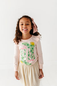 Shamrock Boots | Pink Ruffle Long Sleeve