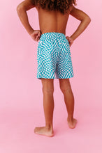 Load image into Gallery viewer, Lagoon Wave Check | BOYS SWIM SHORTS