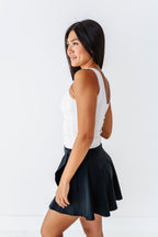 Black | Side-Tie SKORT