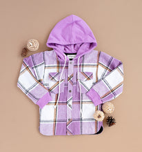 Load image into Gallery viewer, LAVENDER | FLANNEL SHACKET