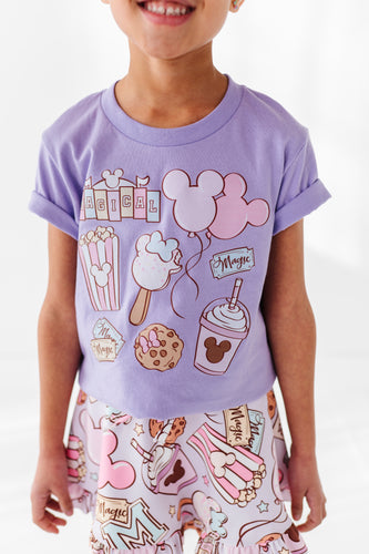 MAGICAL SNACKS | LILAC KIDS TEE (*SHIPS EARLY-FEB)