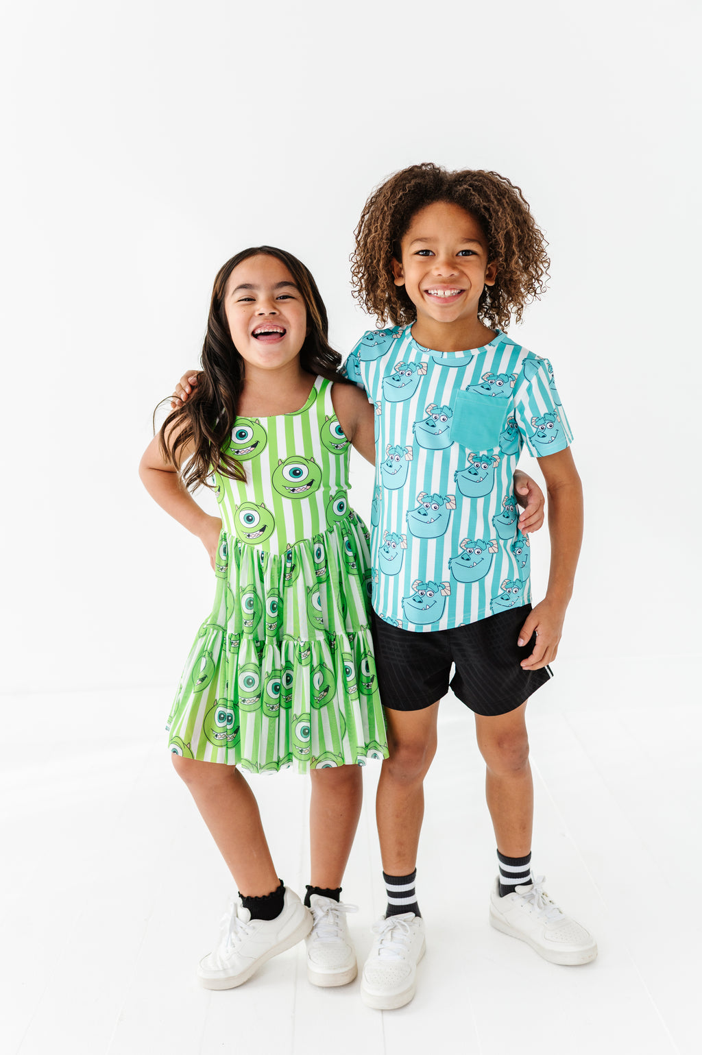 MONSTER MIKE Stripe (KIDS) | Mesh DRESS
