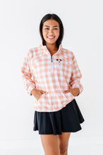 Load image into Gallery viewer, Pretzel Ghostie (PLAID) | ADULT 1/4th ZIP