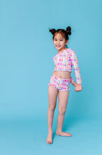 Load image into Gallery viewer, Sugarwave Leopard | 1/4th ZIP RASHGUARD 2-PIECE