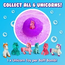 Load image into Gallery viewer, Unicorn Bath Bomb (surprise figure inside!)