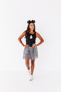 Minnie Ghost BLACK | ADULT TANK