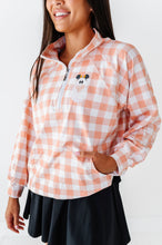 Load image into Gallery viewer, Pretzel Ghostie (PLAID) | ADULT 1/4th ZIP