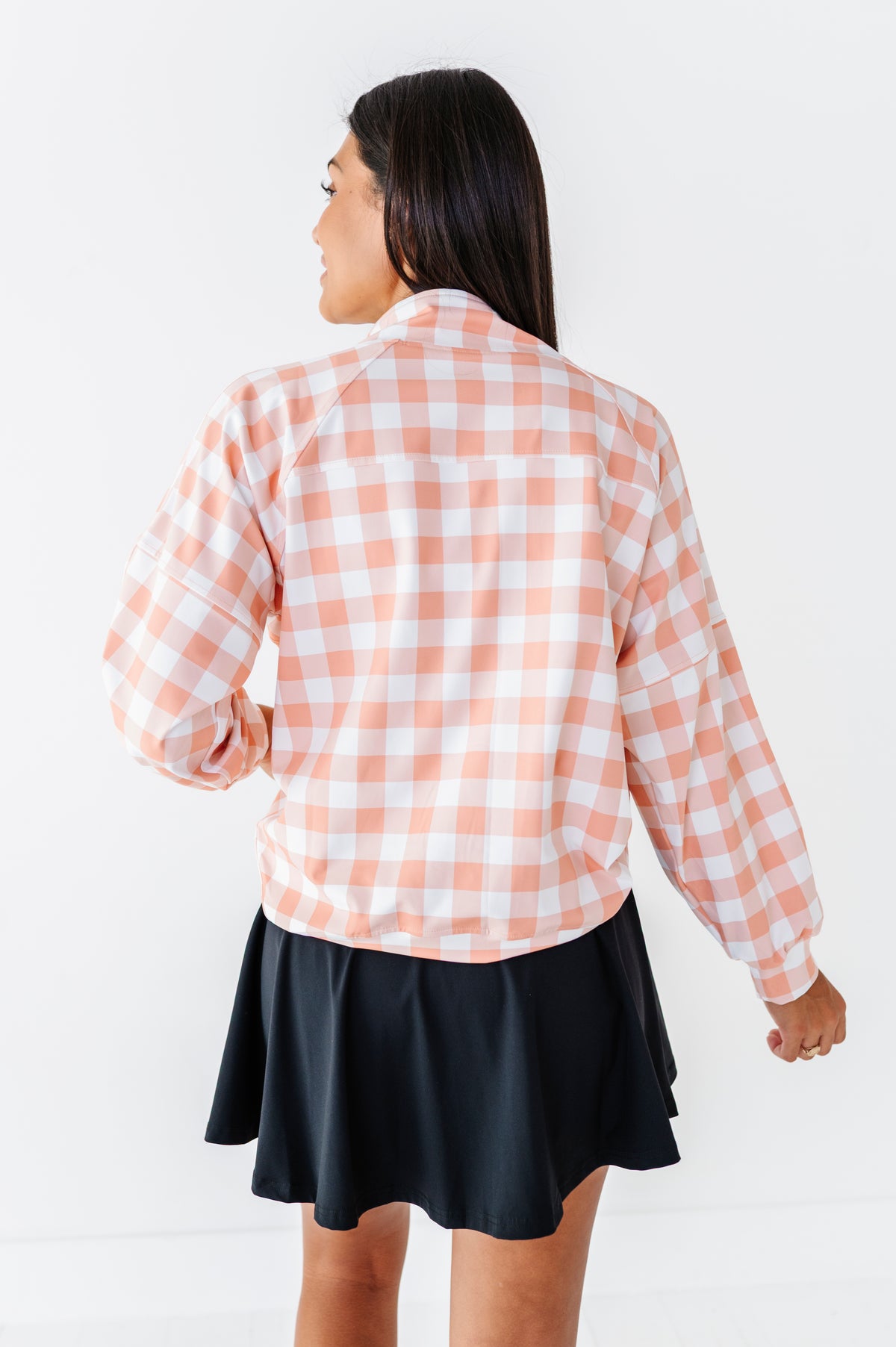 Pretzel Ghostie (PLAID) | ADULT 1/4th ZIP