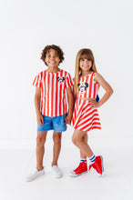 Load image into Gallery viewer, Mickey Pocket (RED Stripes) | KIDS TEE