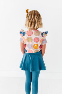 SMILEY | RUFFLE POCKET TEE