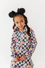 Load image into Gallery viewer, Checkered Minnie Pumpkins | KIDS 1/4th Zip Up