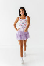 DAISY Stripe (ADULT) | FRONT-TIE TANK