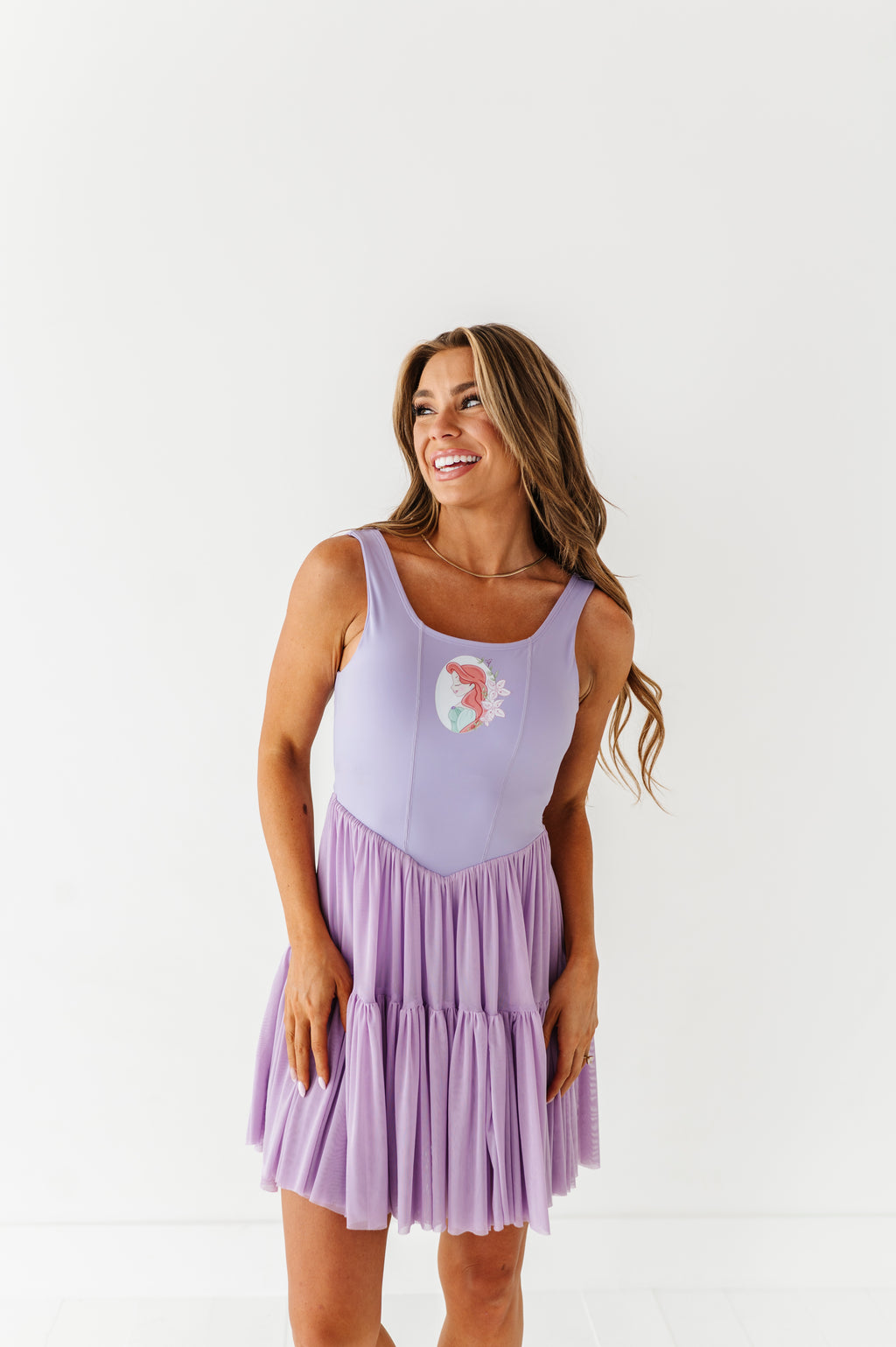 Ariel (ADULT) | Orchid Mesh DRESS
