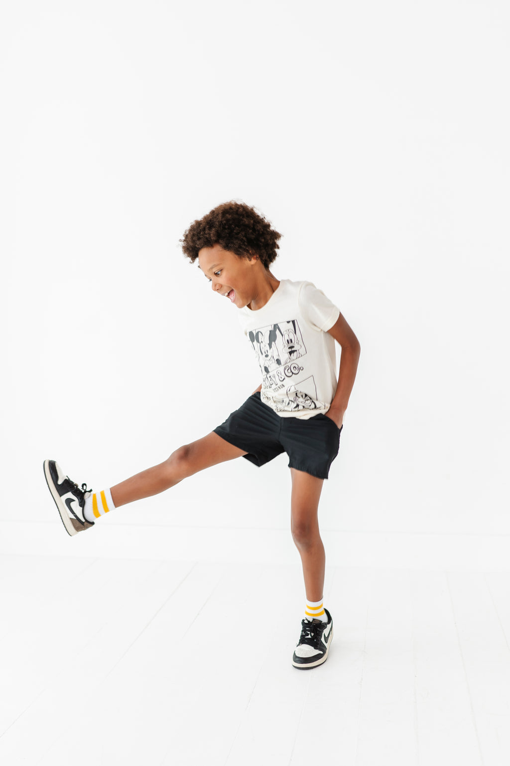 Cartoon Cover | KIDS CREAM TEE